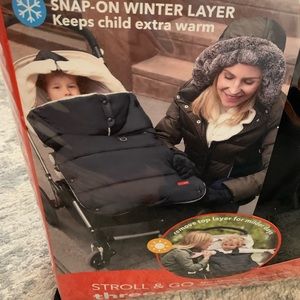 New Skip Hop Toddler Stroller Muff Black